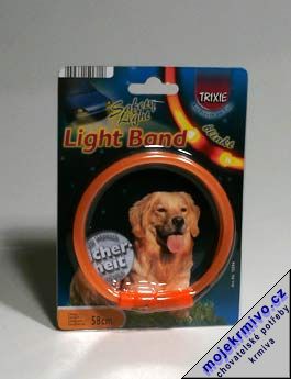 Obojek blikac Light Band Oranov XL 58cm TR 1ks