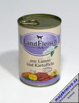 LANDFLEISCH Premium pes konz. jehně+brambor 400g