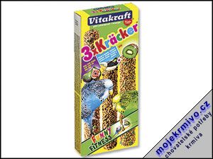 Kracker Sittich Banana + Kiwi + Fig 3ks