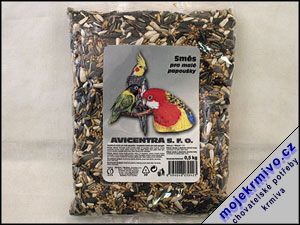Krmivo pro mal papouky standart 500g